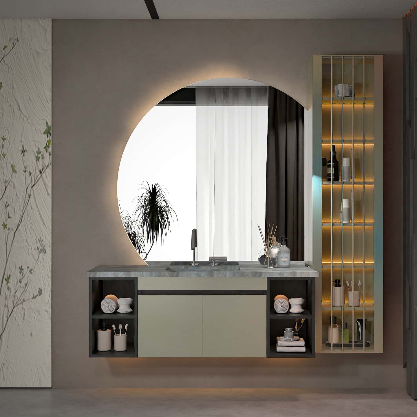 浴室柜-雨林秘境